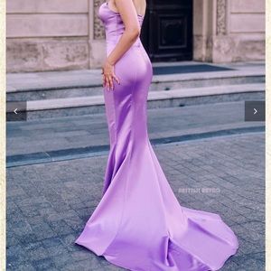 British Retro Shangri La Dress Purple